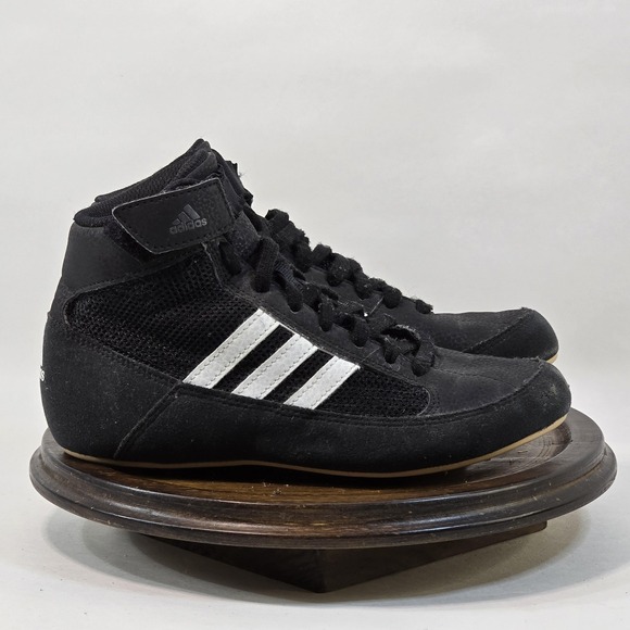 Adidas Mat Wizard 3 Wrestling Shoes Youth US 2.5 AQ3327 Grappling Boots - Picture 1 of 9